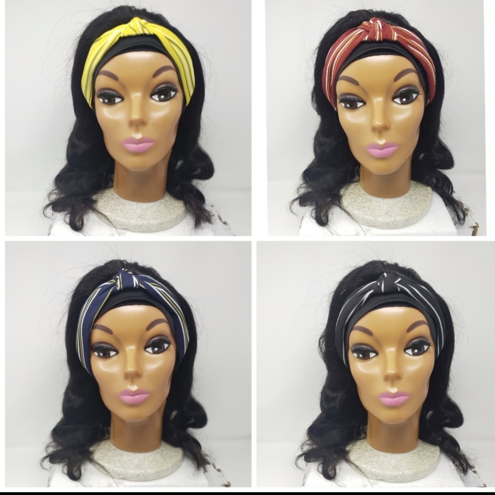 Handmade Wide Stripes Hair Headband Hair